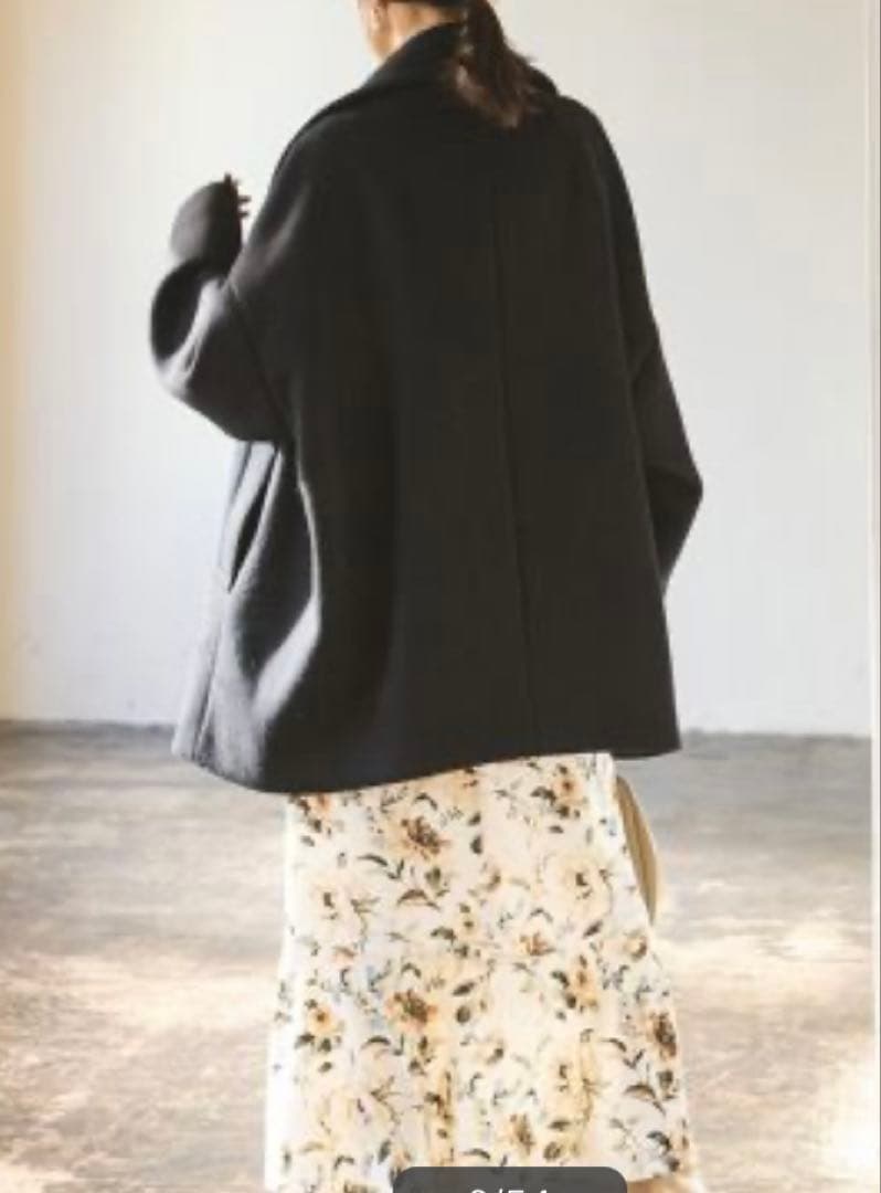 NOBLE スタンドカラーオーバーコート