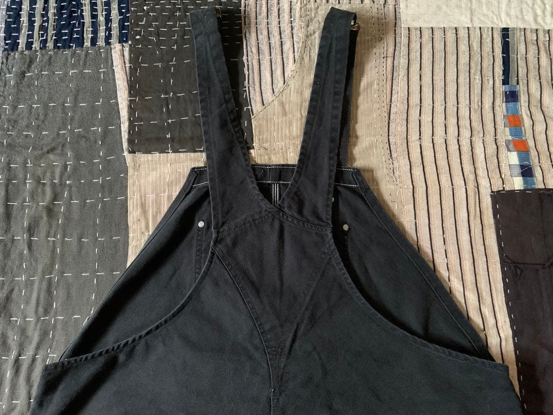90s 00s carhartt vtg ブラック ダブルニー オーバーオール