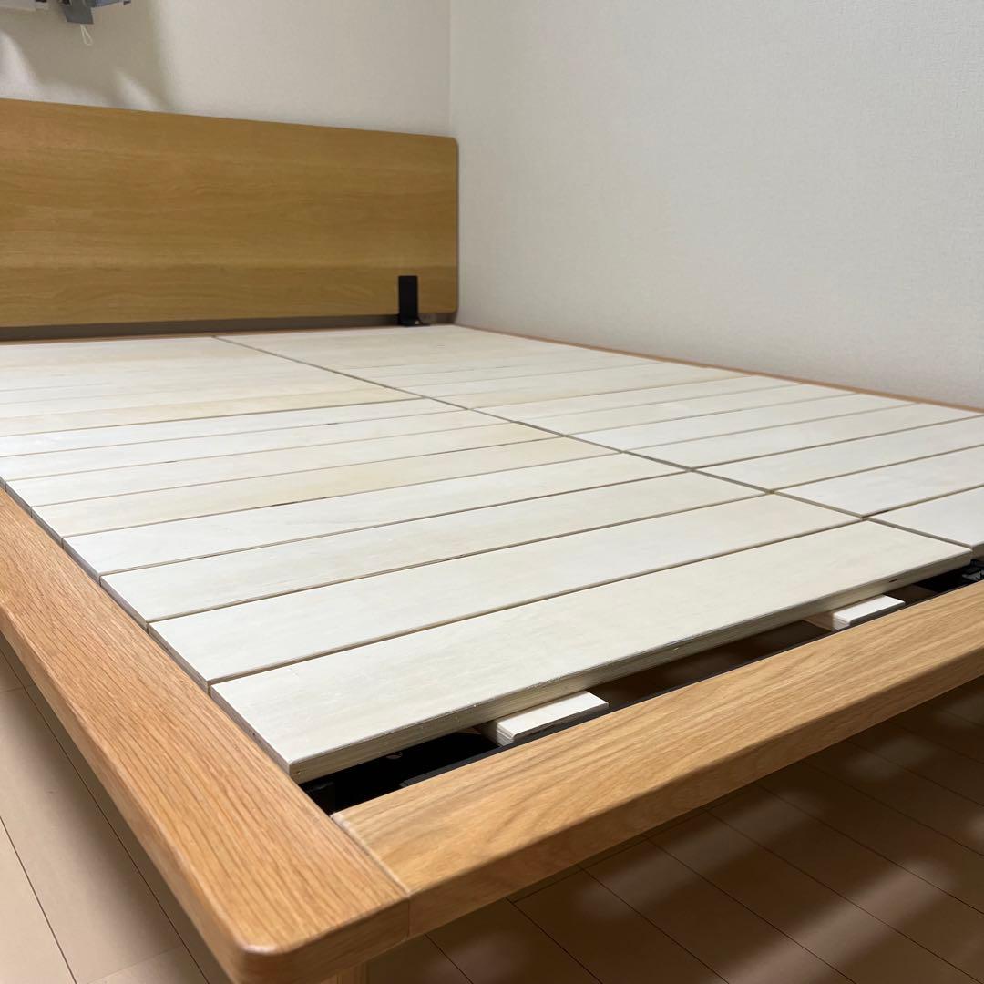 ベッドフレーム　ダブル　無印良品