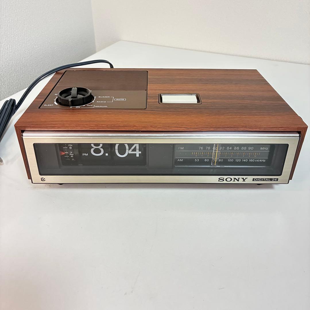 美品 昭和レトロ SONY ICF-C330 ソニー FM AM デジタル