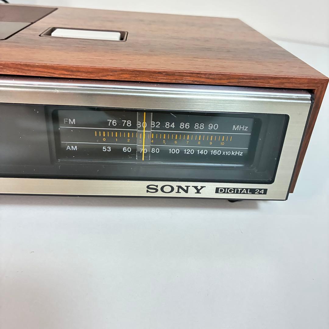 美品 昭和レトロ SONY ICF-C330 ソニー FM AM デジタル