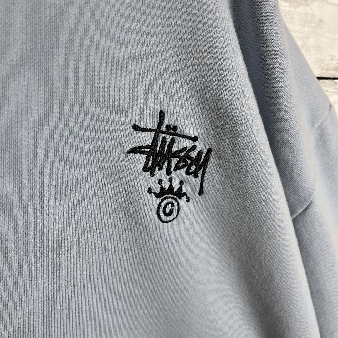 STUSSY◎オーストラリア ストックロゴ 刺繍 スウェット D321