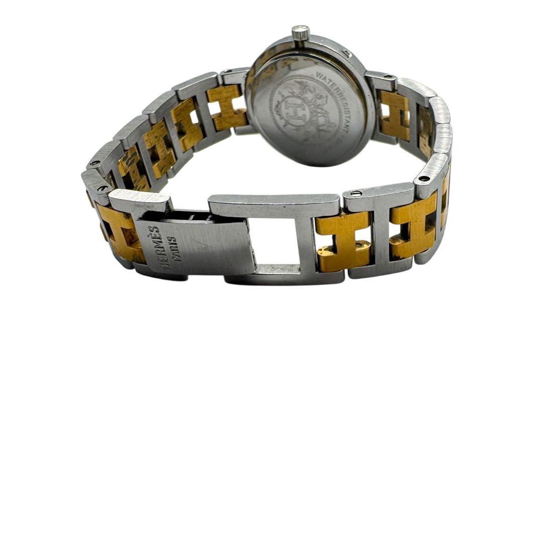 HERMES　エルメス　クリッパー　ゴールド　シルバー　レディース