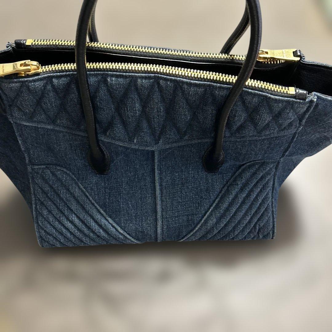 miumiu バイカーデニム　2way ハンドバッグ　＆ショルダー