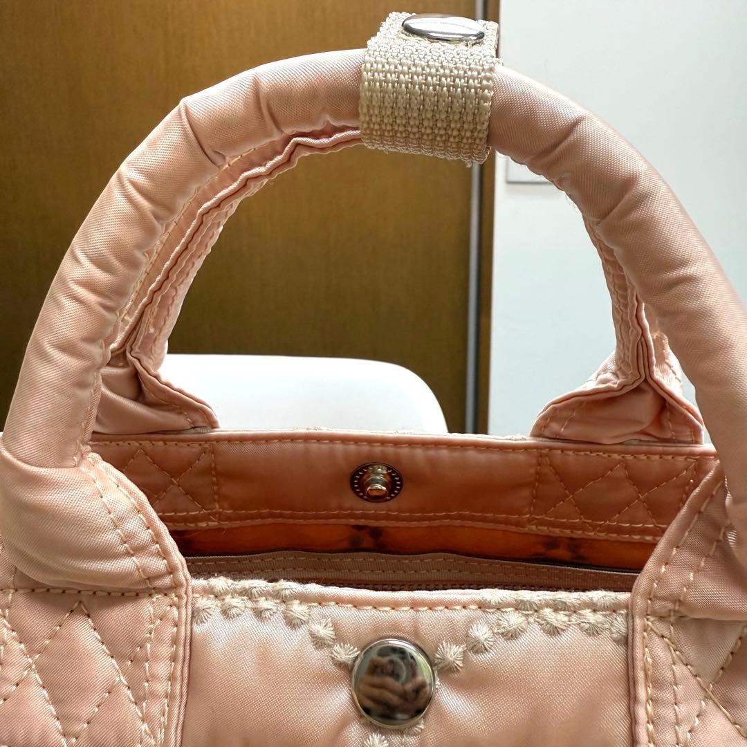 【最終値下げ】PORTER xミナペルホネン 2WAY TOTEBAGピンク