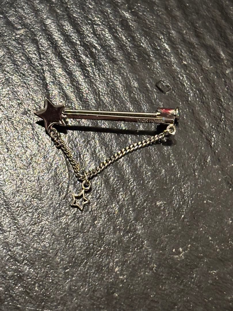 ディオールオム エディスリマン 2006AW シューティングスターピンブローチ
