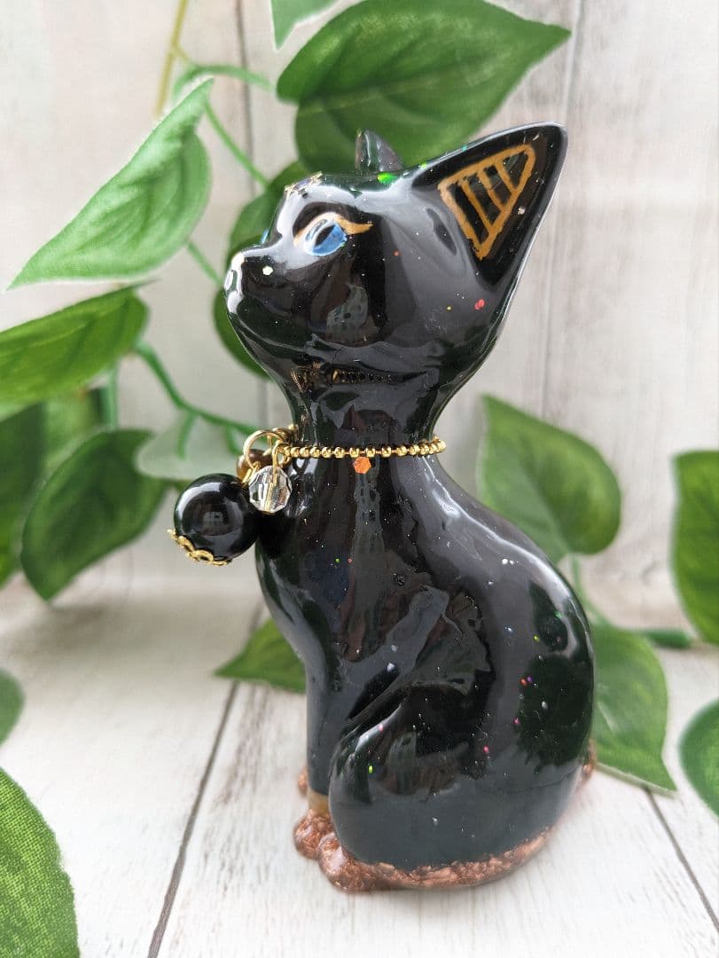 【めぐりん】５種類ミックスのバステト形オルゴナイト☆他３点