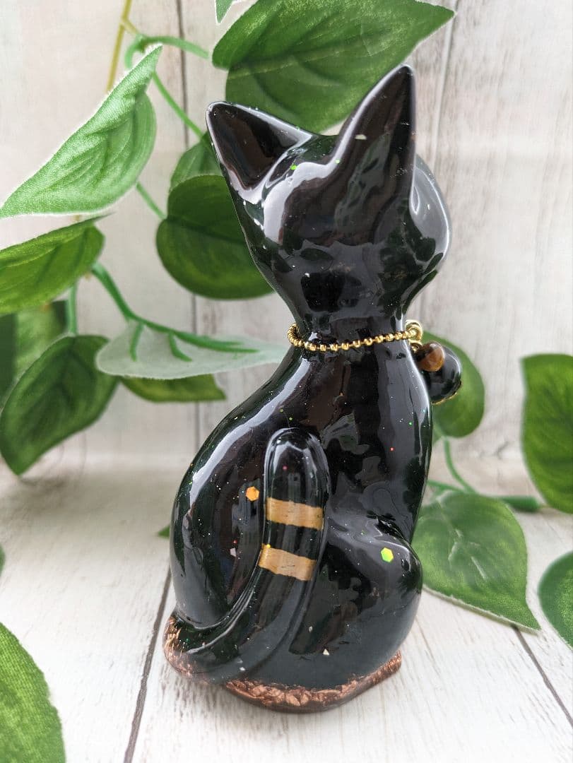 【めぐりん】５種類ミックスのバステト形オルゴナイト☆他３点