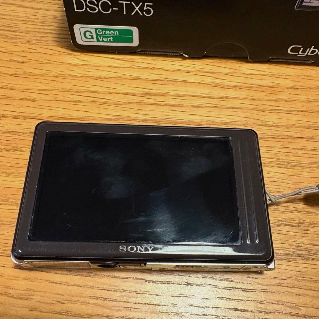 【希少カラー・動作OK】SONY Cyber-shot DSC-TX5 グリーン
