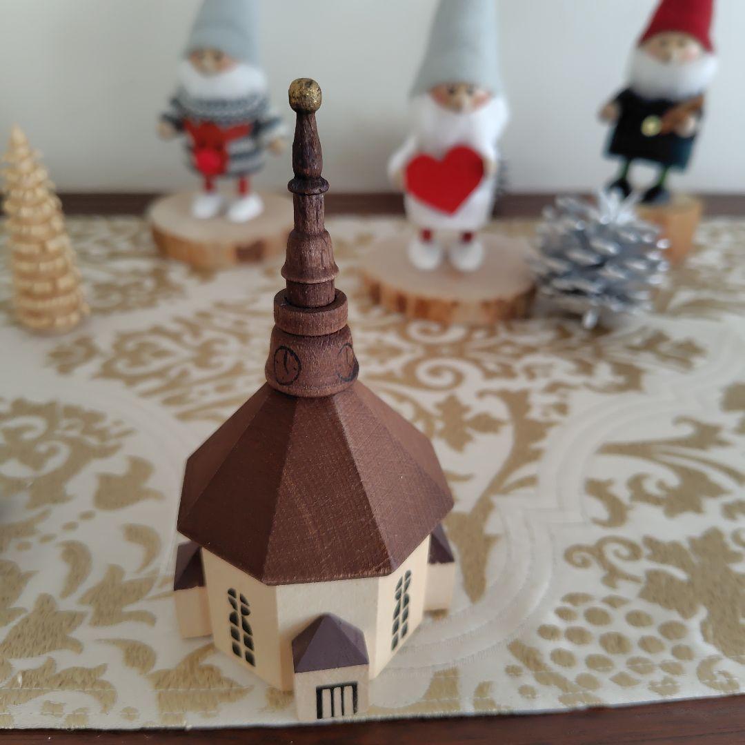 ドイツ ザイフェン　クリスマス 木製 オブジェ