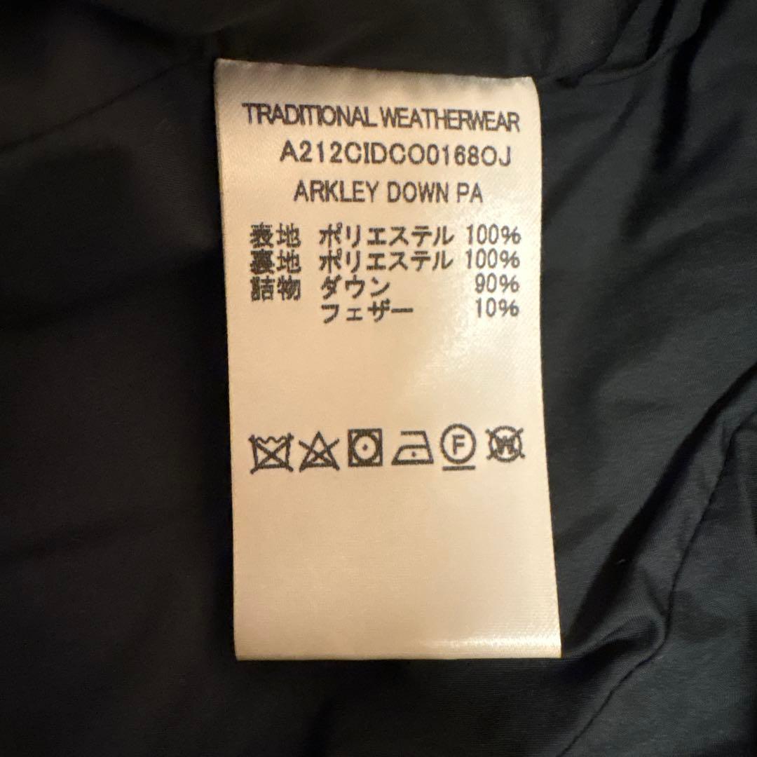 Traditional Weatherwear ライトダウン黒　マッキントッシュ