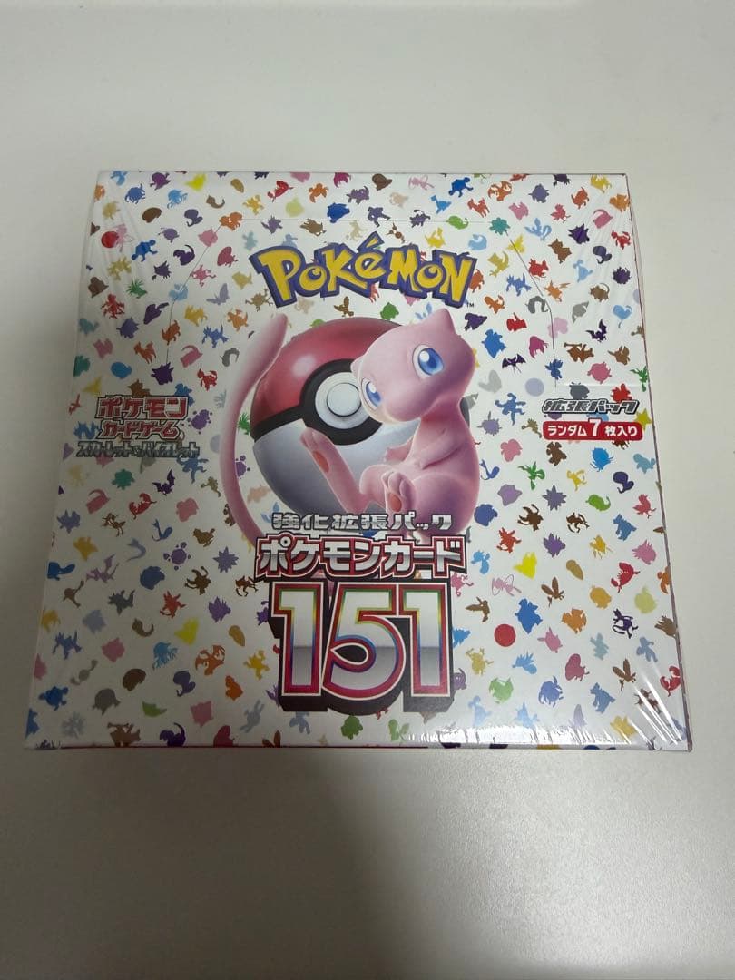 ポケモンカード151 ボックス　シュリンク付き　未開封