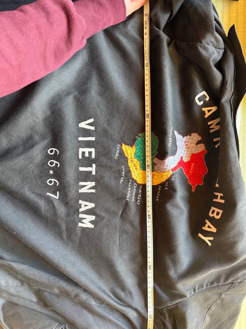 ◯◯プソン60s vietnam souvenir jacketベトジャン