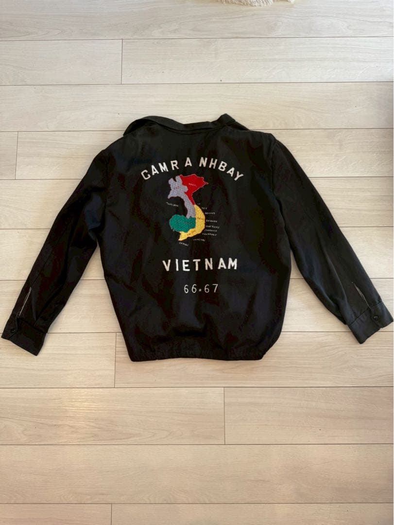 ◯◯プソン60s vietnam souvenir jacketベトジャン