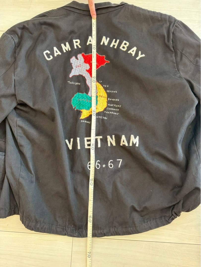◯◯プソン60s vietnam souvenir jacketベトジャン