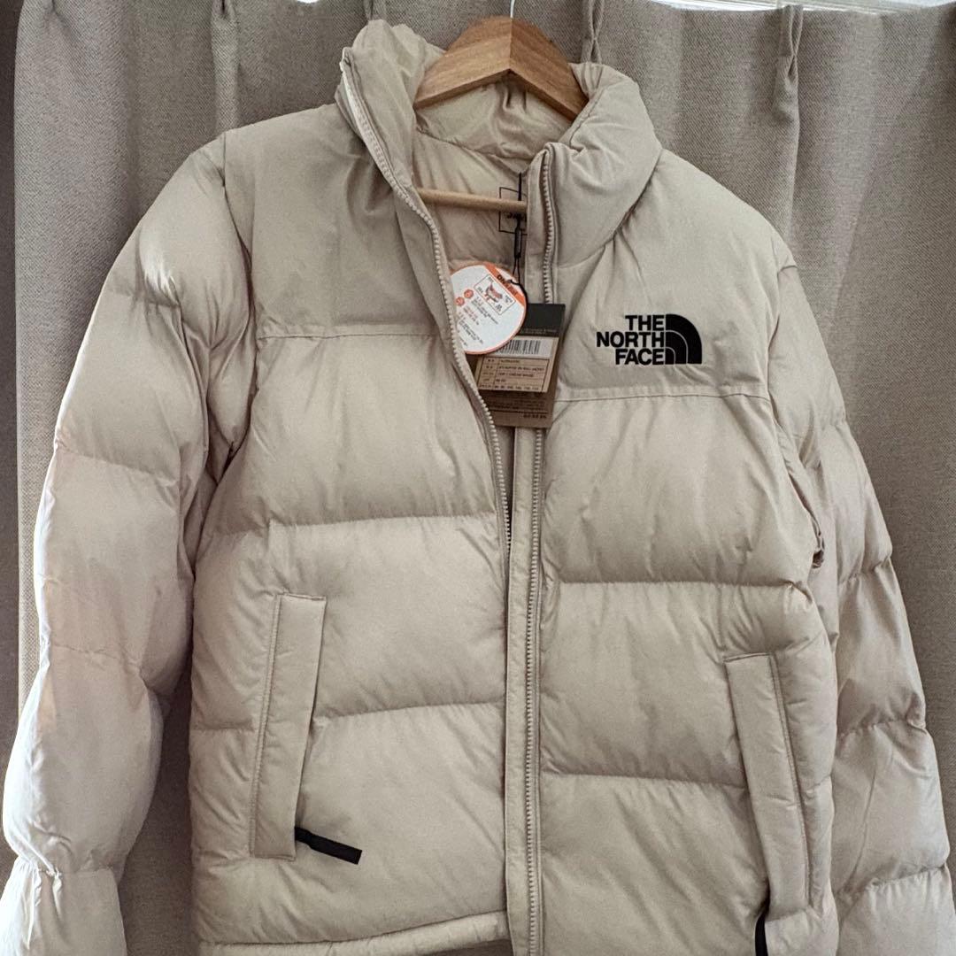 [ノースフェイス] ヌプシ　ダウンジャケット　ホワイト系S