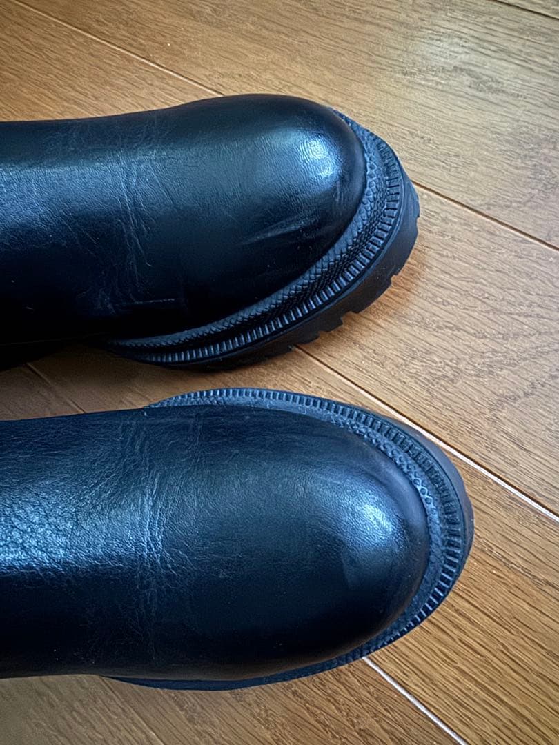 ギャルリーヴィー　レザーロングブーツ