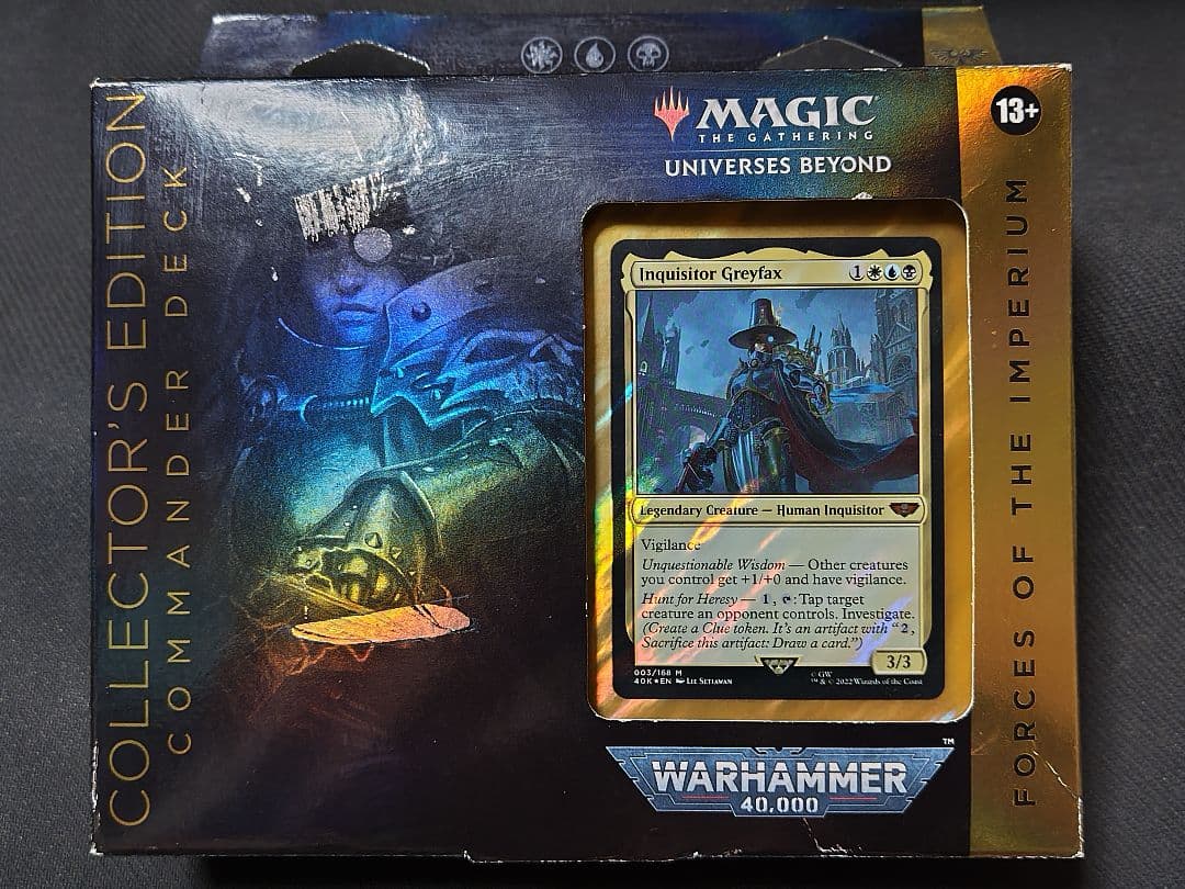 【MTG】ウォーハンマー40,000「帝国の諸軍」コレクター版（未開封）