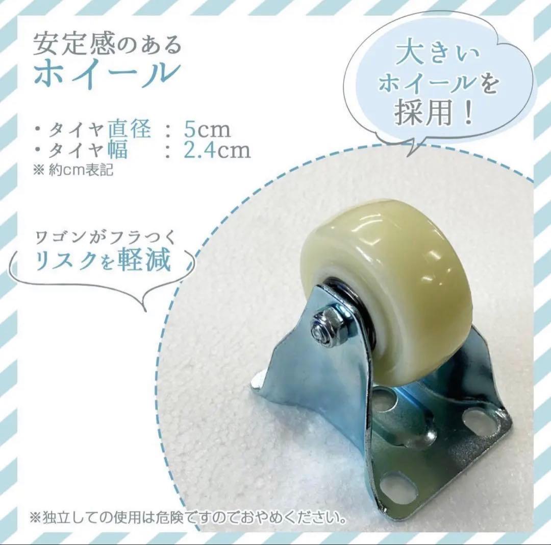 キッチンワゴン 隙間収納 (幅20 奥行60, ホワイト)