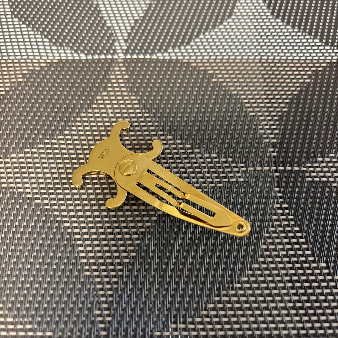 CELINE ゴールド ヘアクリップ