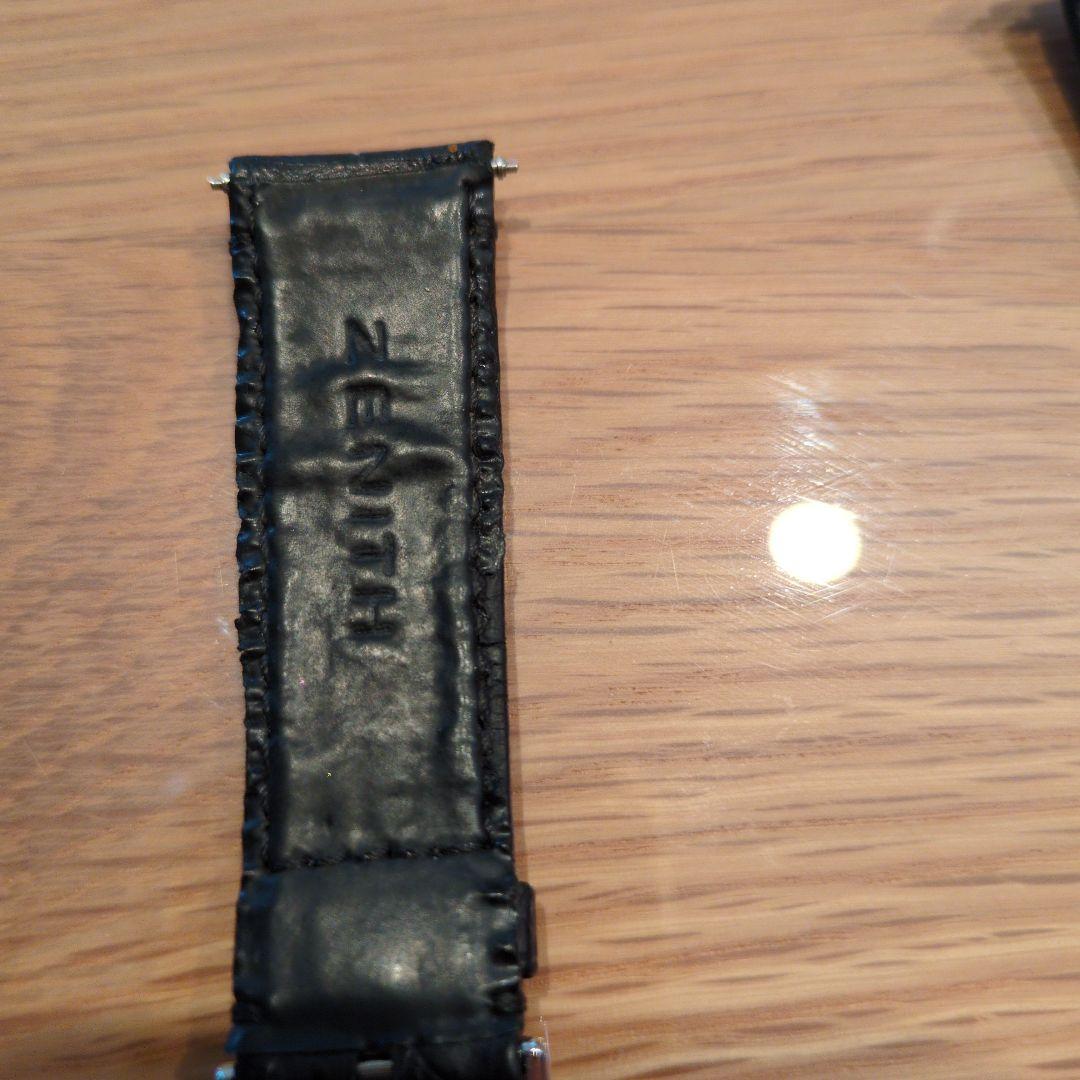 ふ*く様 更に値下げ☆ZENITH 純正Dバックル18mmステンレス＆ベルト21