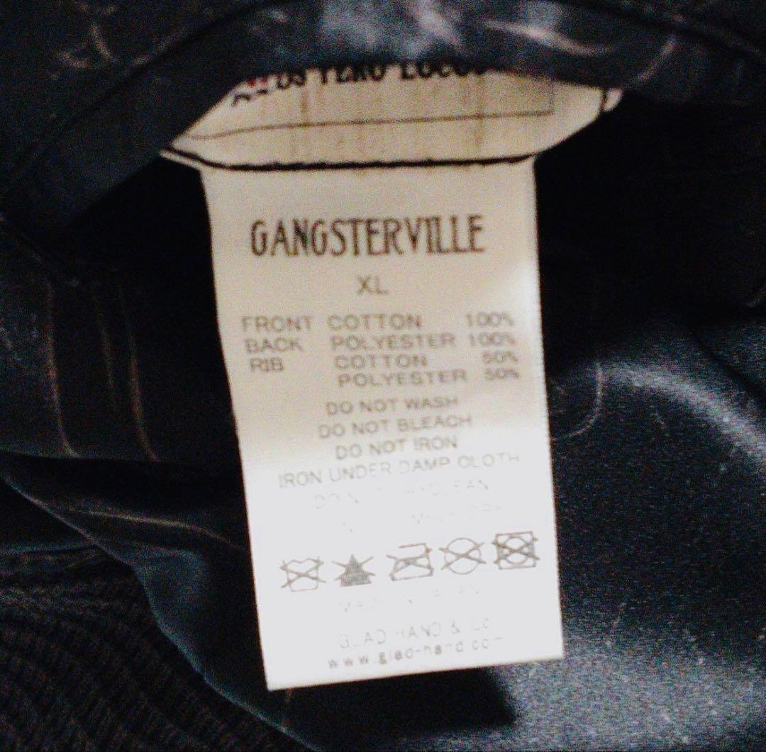 GANGSTERVILLE 赤いベルベット スカジャン 希少サイズXL