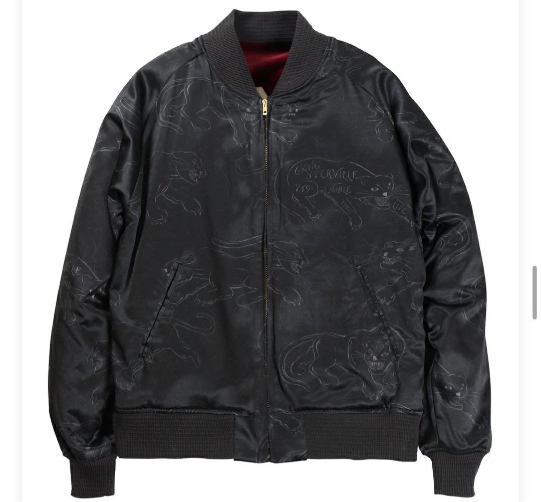 GANGSTERVILLE 赤いベルベット スカジャン 希少サイズXL