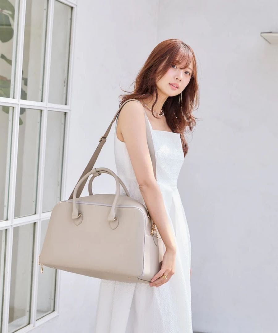 エパール 3wayボストン グレージュ