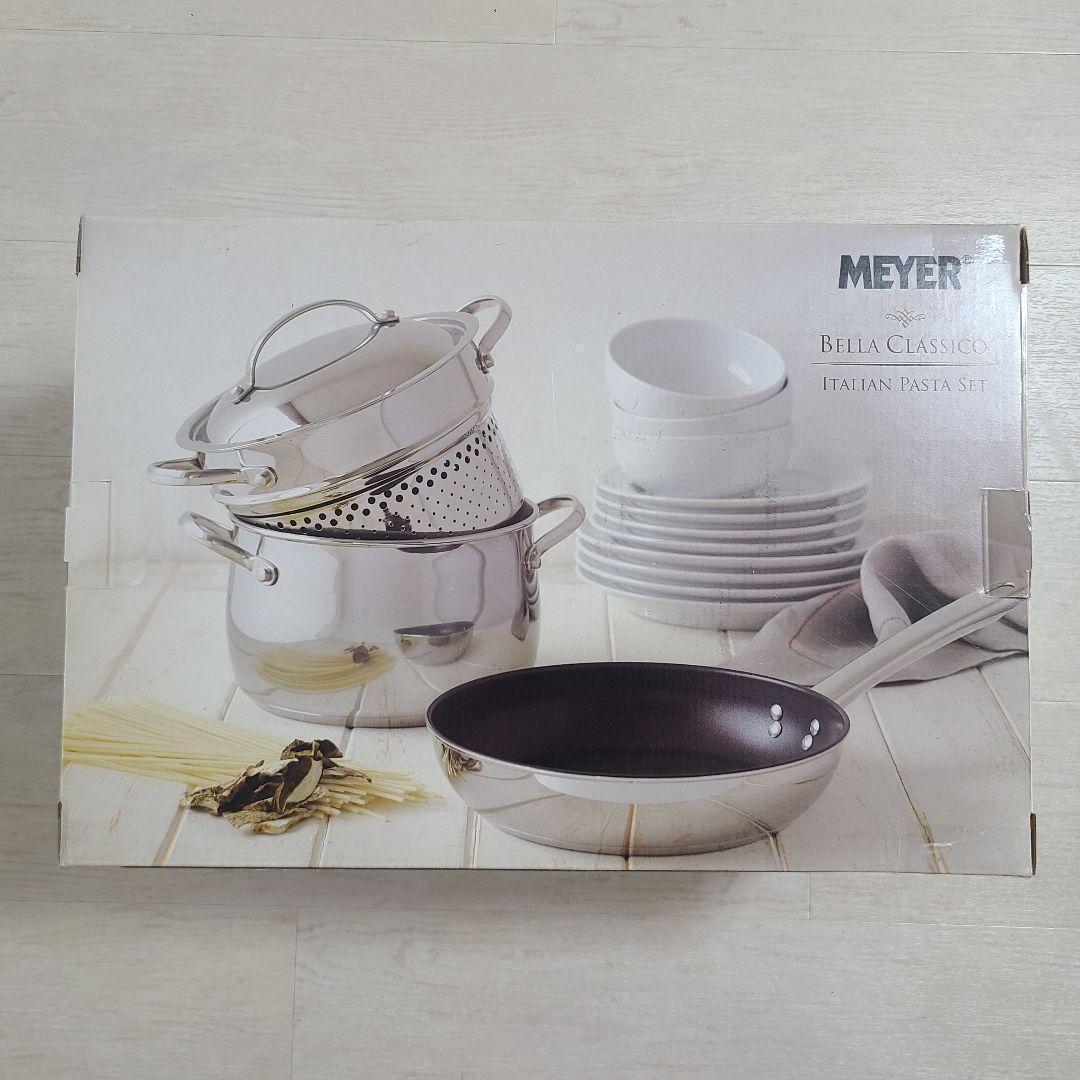 【新品未使用】MEYER　マイヤー イタリアン パスタセット　鍋　フライパン