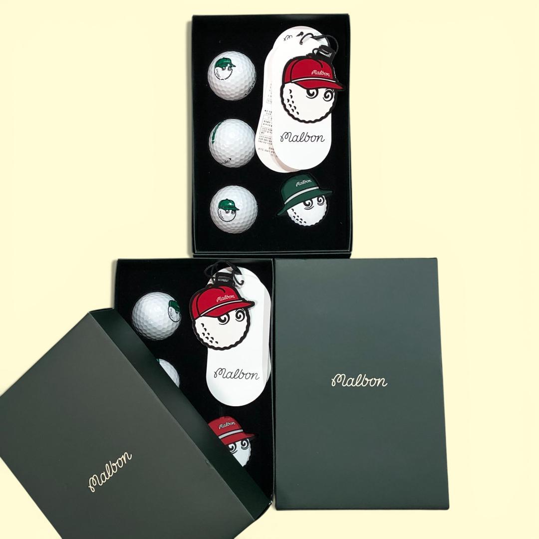 【新品】MALBON GOLF マルボン ゴルフ 箱付きゴルフボール 3箱セット