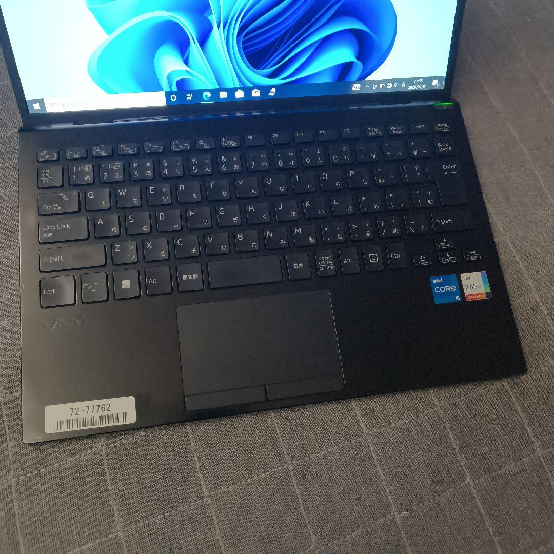 良好 日本製 高級感 VAIO 軽量 驚速12世代i5 16GB 512GB 7
