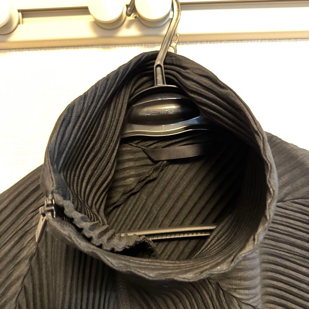 【超希少・名作】オムプリセ イッセイミヤケ 3x6 マントコート ポンチョ 黒