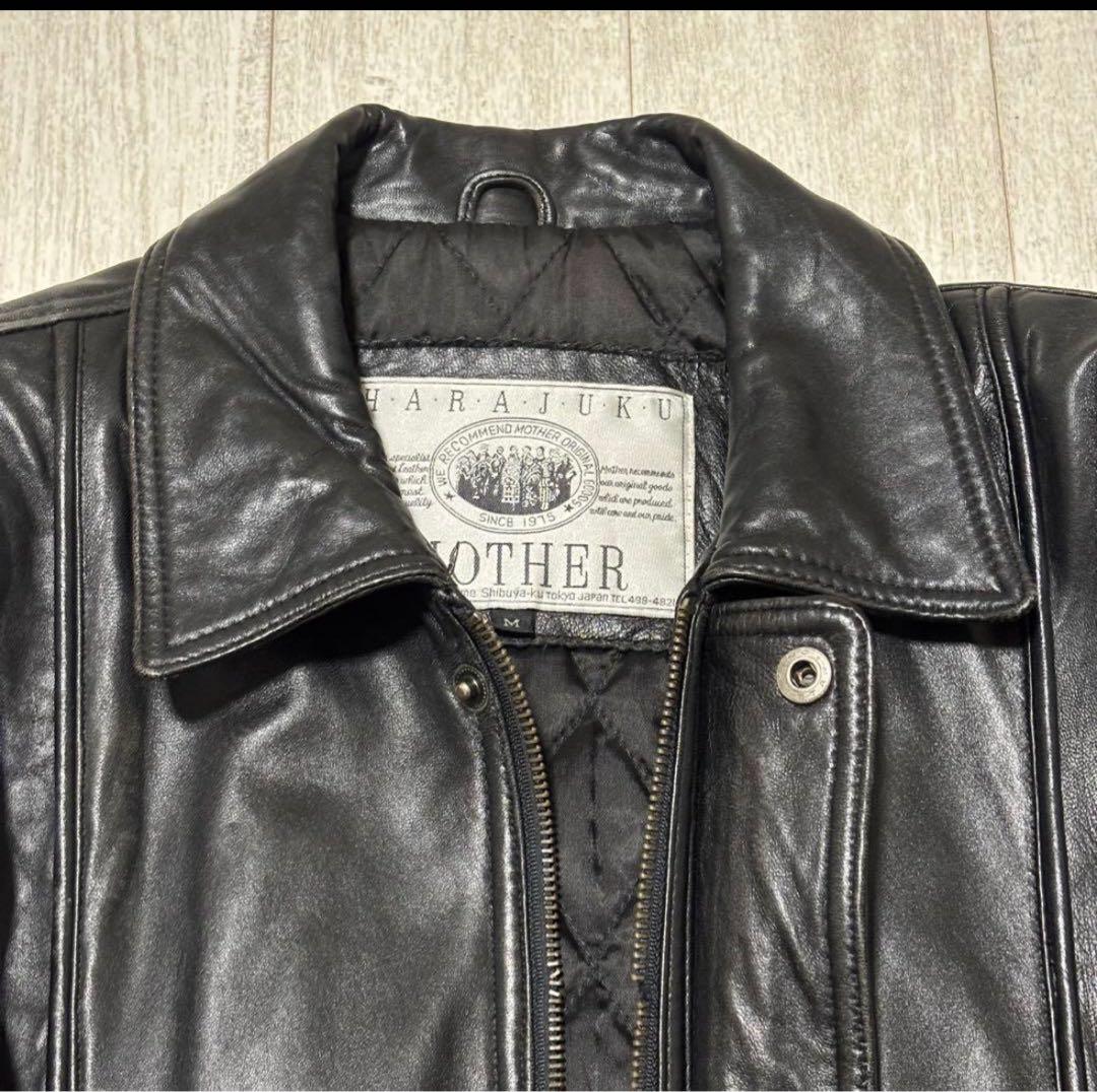 HARAJUKU MOTHER 黒 レザージャケット