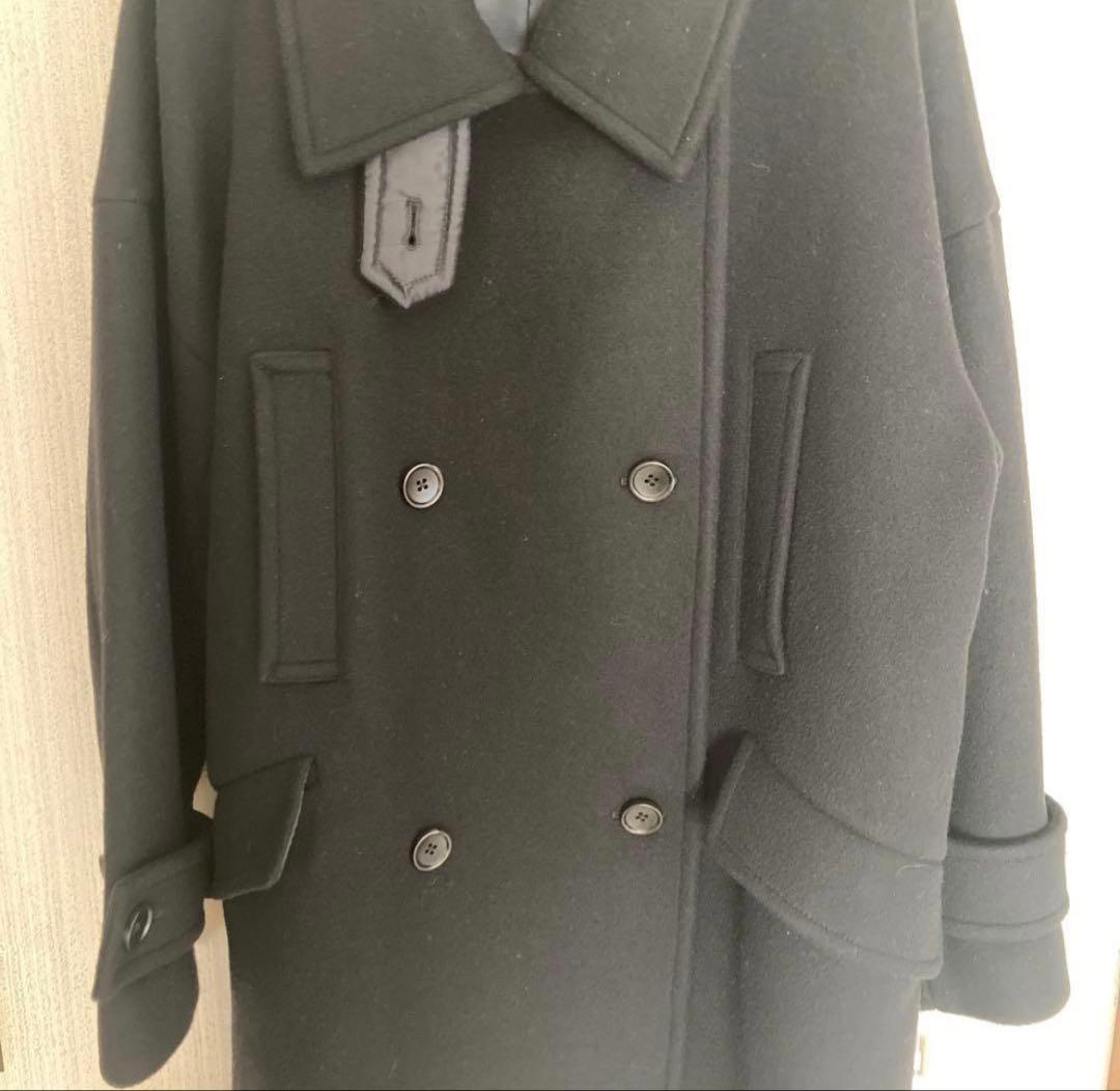 FRAY I.D バルマカンハーフコート ブラック