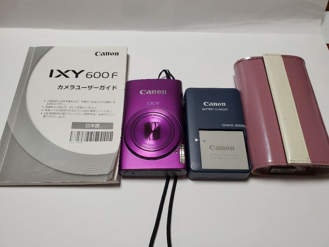 Canon　IXY600f バッテリー、取説他つき
