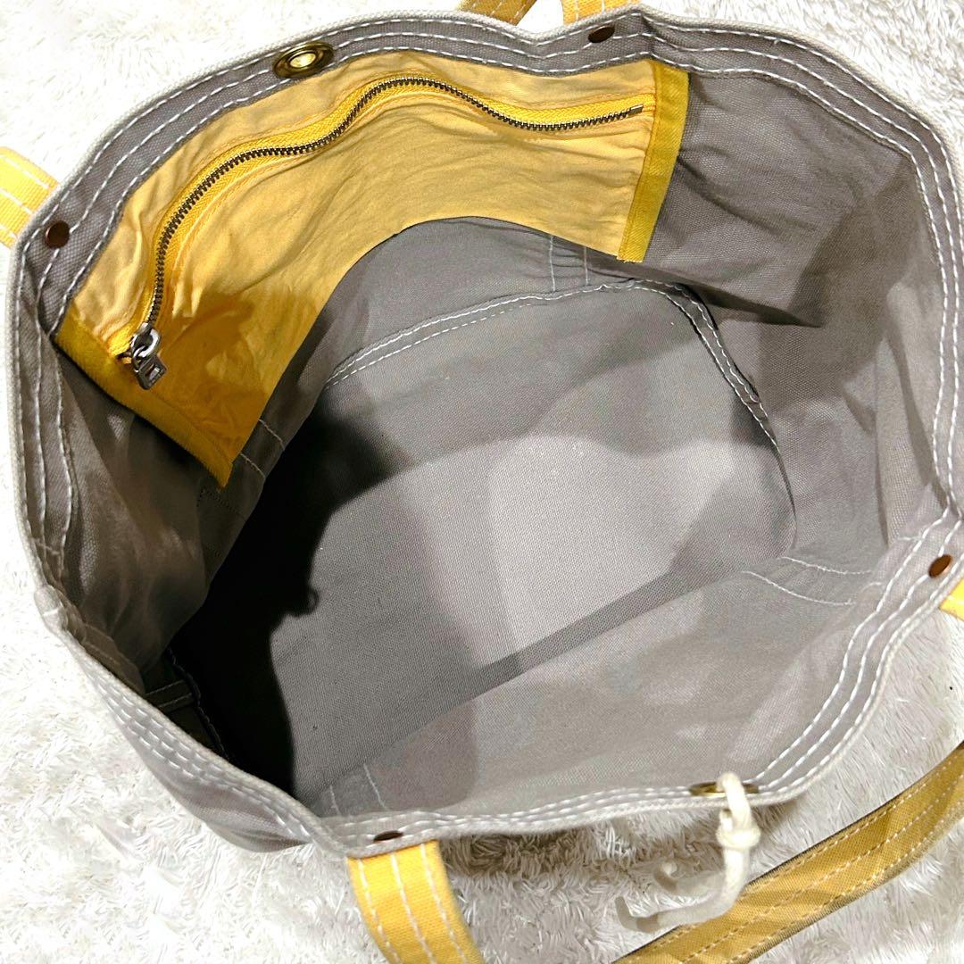 信三郎帆布 （はんぷ）トートバッグ 一澤信三郎帆布 一澤帆布 綿 菜の花 グレー