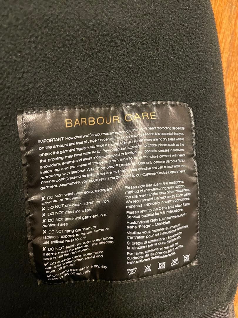 barbour transport bshop 別注 40