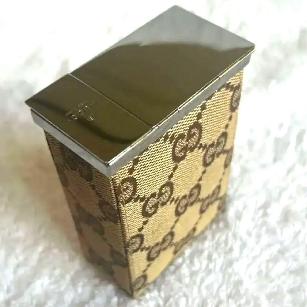 入手困難　グッチ GGキャンバス シガレットケース 廃盤 レア ブラウン