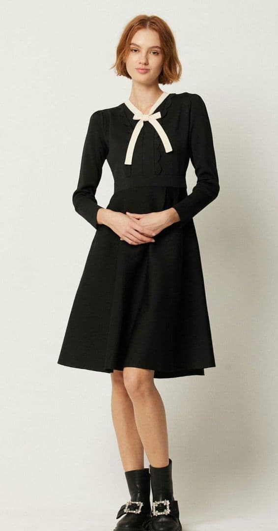 TOCCA　BAR RIBBON KNIT DRESS ニットワンピース