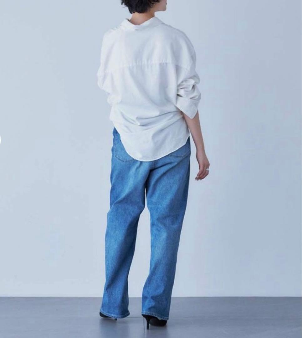 【美品】YANUKヤヌーク JOAN(ルーズストレート)サイズ25 サンプル品