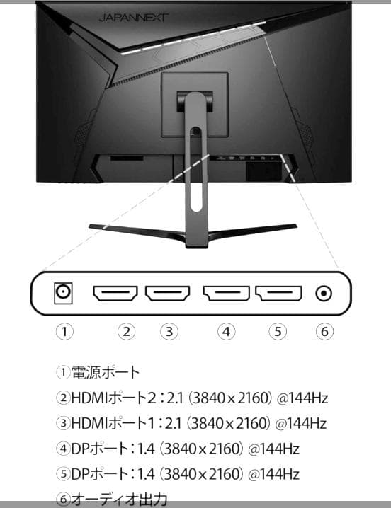 JAPANNEXT ゲーミングモニター JN-i27144UR