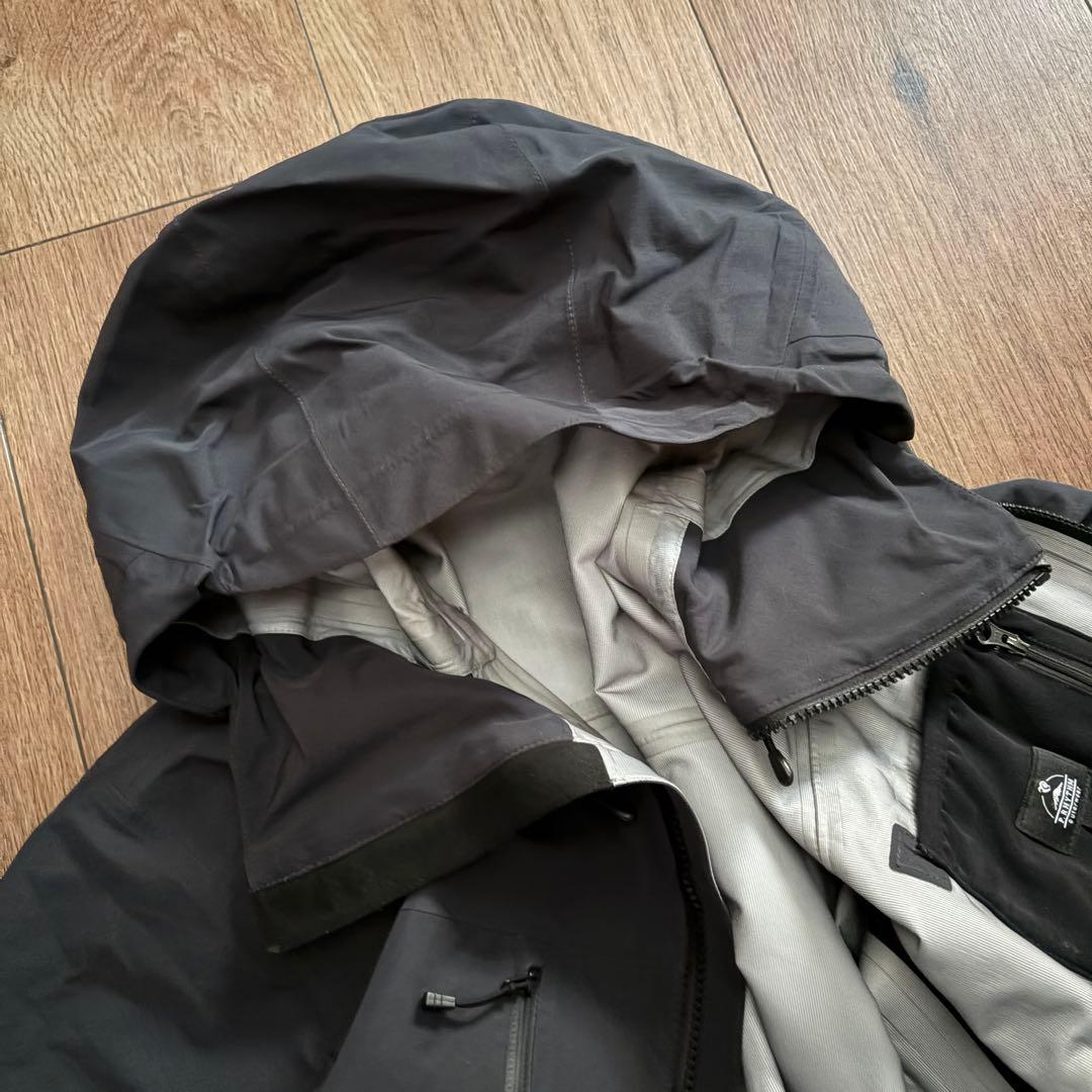 【P.RHYTHM outerwear】スノーボードジャケット/SUMI黒 L