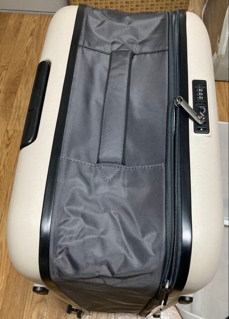 ローリンク スーツケース 100L キャリーケース 折りたたみ ウォームグレー