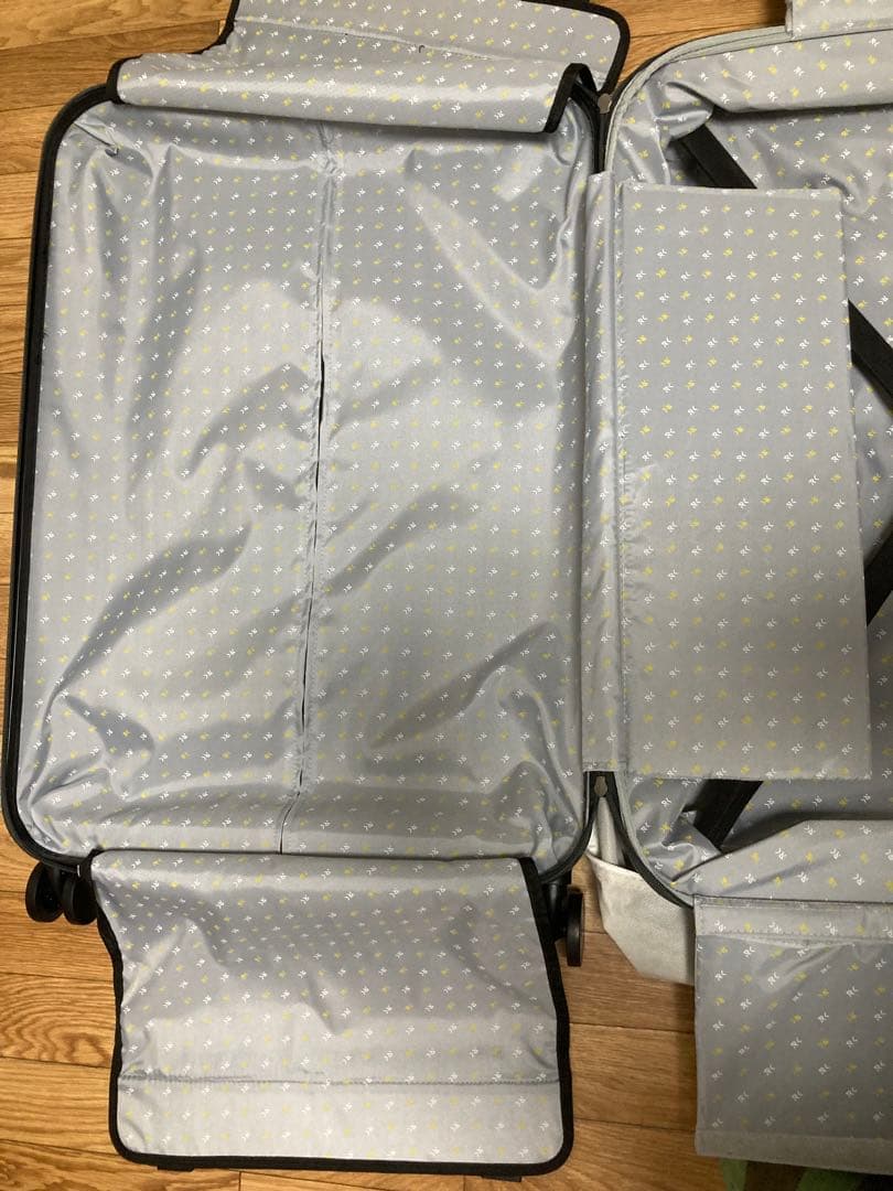 ローリンク スーツケース 100L キャリーケース 折りたたみ ウォームグレー