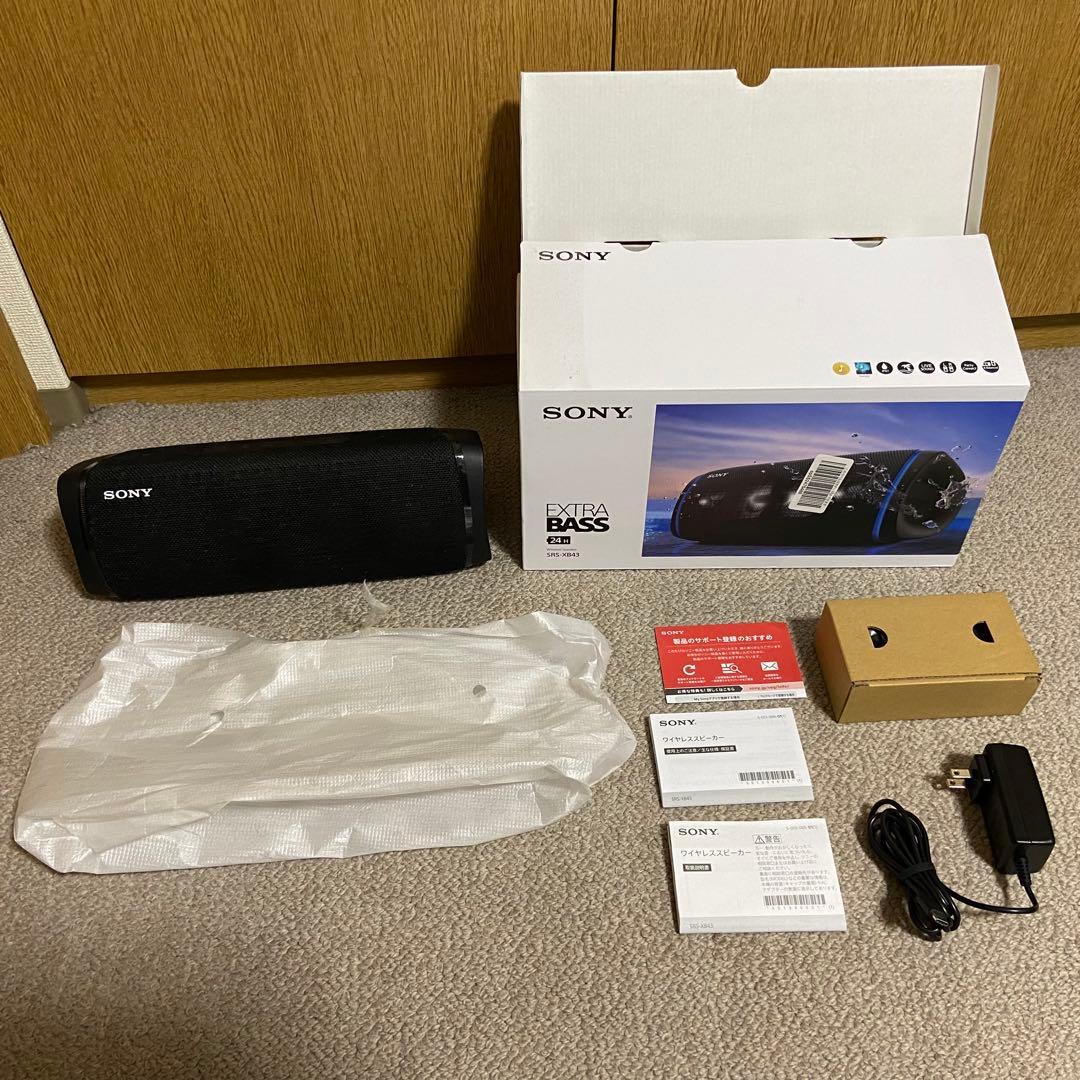 【付属品完備】SONY SRS-XB43 ブラック