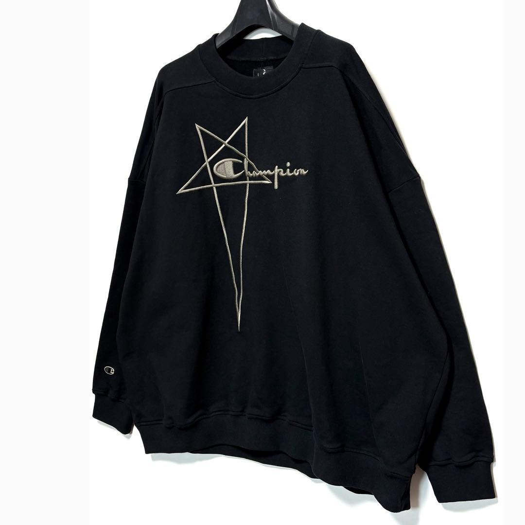 新品 RICK OWENS CHAMPION PULLOVER SWEAT S