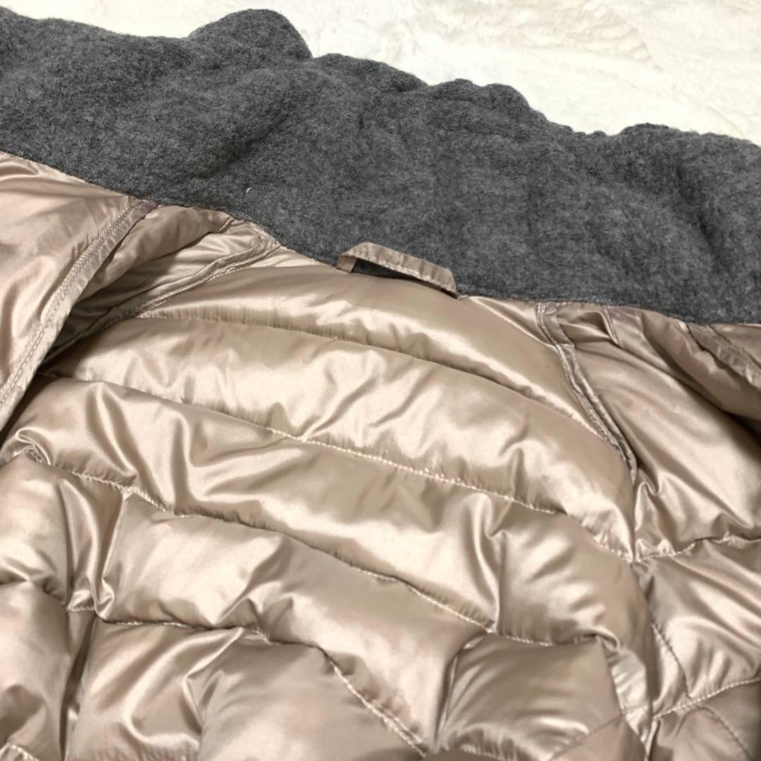 ★ レアコレクター様　マックスマーラ異素材ダウン❤︎ヴァージンウール❤︎ギャザーML