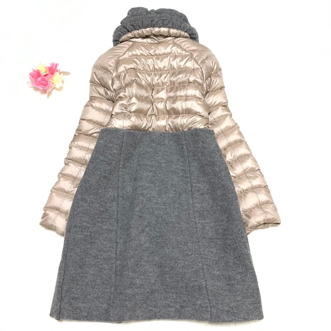 ★ レアコレクター様　マックスマーラ異素材ダウン❤︎ヴァージンウール❤︎ギャザーML