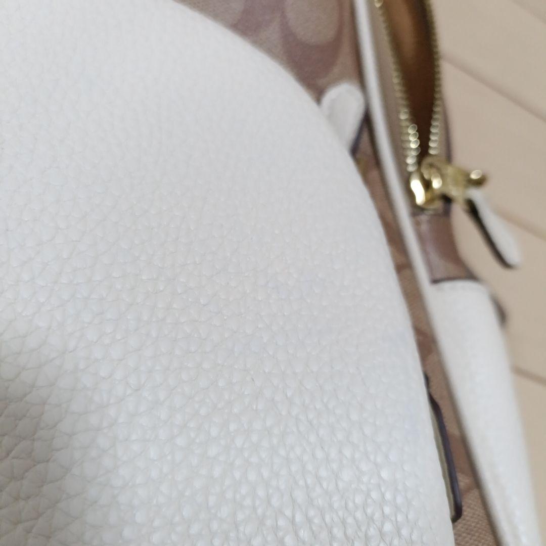 【本日限定大幅値下げ】COACH リュック・バックパック ブラウン/ホワイト