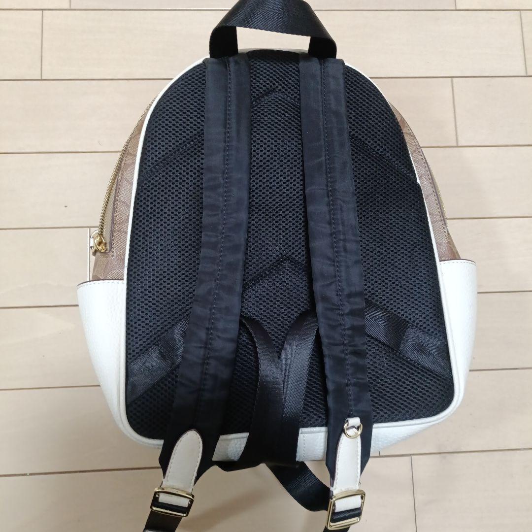 【本日限定大幅値下げ】COACH リュック・バックパック ブラウン/ホワイト